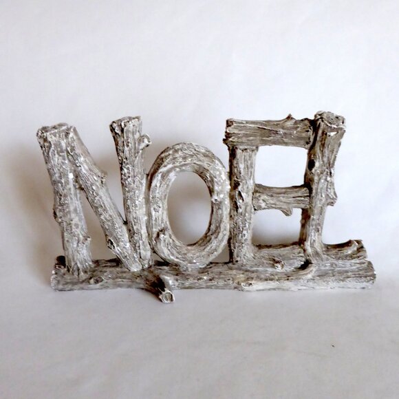 Unknown Other - NEW 11.5” RUSTIC CHRISTMAS HOLIDAY NOEL TREE BRANCH RESIN SIGN CABIN FARMHOUSE